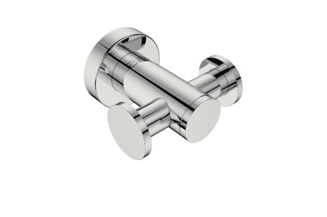 Double Robe Hook 4611 – Polished Stainless Steel - Bathroom Butler bathroom accessories