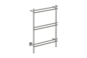 Loft 6 Bar 550mm Heated Towel Rack with PTSelect Switch - 230V in Polished Stainless Steel - Bathroom Butler heated towel rails